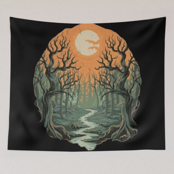 Item preview, Spooky forest view designed and sold by luna--design.