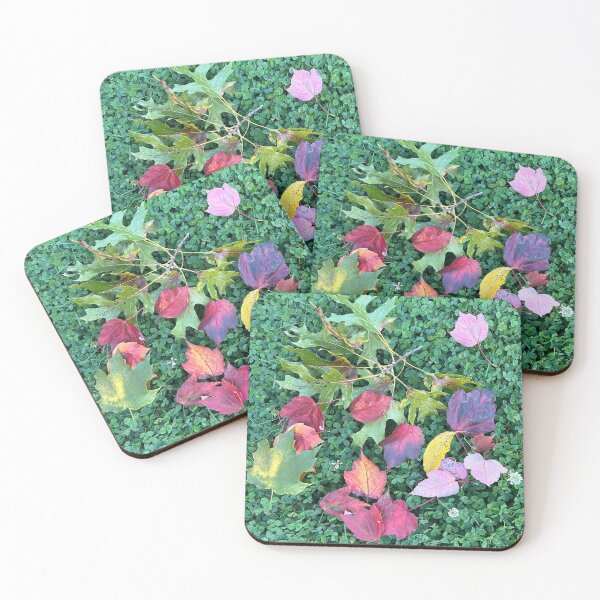 Item preview, Fall leaves in clovers designed and sold by Lauracolleen3.