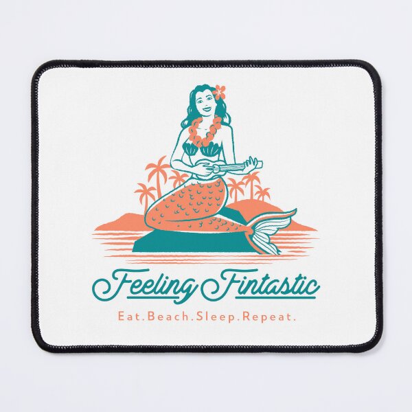 Item preview, Feeling Fintastic Mermaid Eat. Beach. Sleep, Repeat designed and sold by MuttsDesigns.