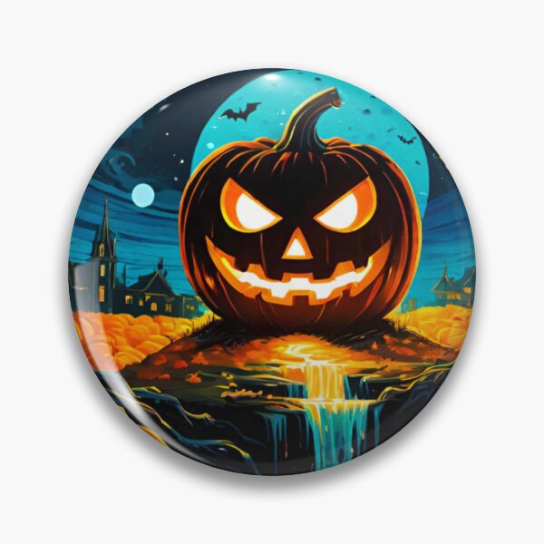 Artikelvorschau, Gruseliges Halloween-Kürbis-Design mit einem Twist entworfen und verkauft von GrizzlyCollective.