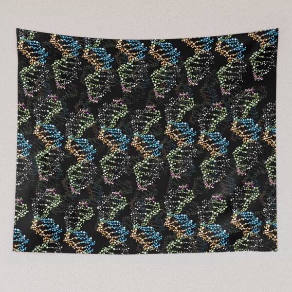 Item preview, Multicolored DNA Strand Art designed and sold by Nostalgia Busters.