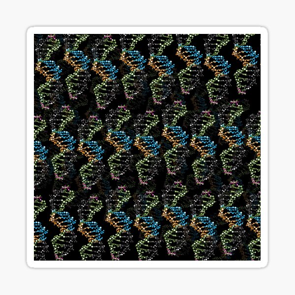 Item preview, Multicolored DNA Strand Art designed and sold by Nostalgia Busters.