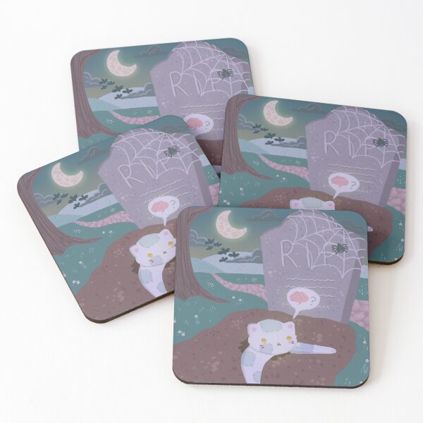 Item preview, Spooky cute graveyard scene designed and sold by dreamsclouds.