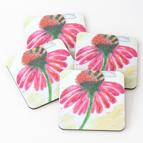 Item preview, Flowers & Bumble Bee designed and sold by VictoriaDDesign.