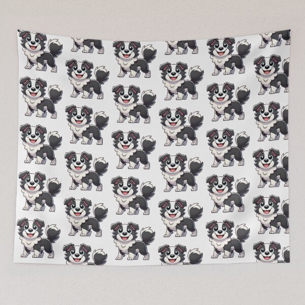 Item preview, Adorable Border Collie is waiting for YOU! designed and sold by NoelaniArt.