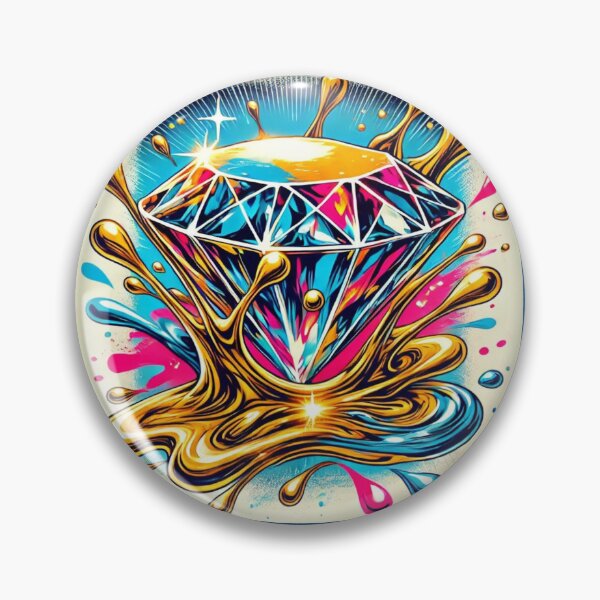 Item preview, Vibrant Diamond Splash - Abstract Art Fusion designed and sold by Sembiante.
