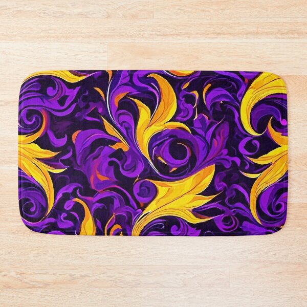 Item preview, PATTERN 054- ABSTRACT INDONESIAN BATIK - Gift items and personal use / Asian, Indonesian, Purple, Yellow, Violet, Orange, Batik, Style, Abstract, Culture,  Vector, Art designed and sold by LumDesignArt.
