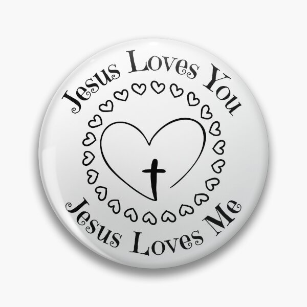 Item preview, Jesus Loves You, black designed and sold by Redeemed365.