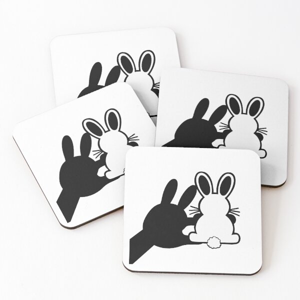 Item preview, Playful Rabbit Hand Shadow Design designed and sold by NiftyWrx.
