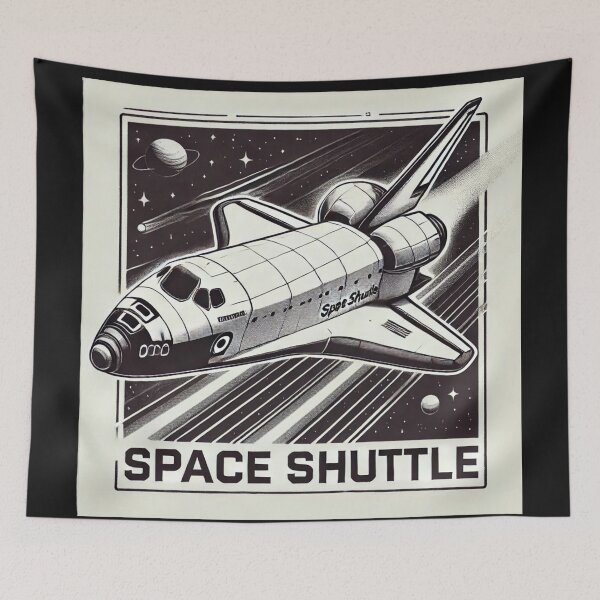 Item preview, space shuttle designed and sold by TEEJAMBOREE.