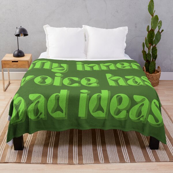 Item preview, My inner voice has bad ideas. designed and sold by FuryHive.