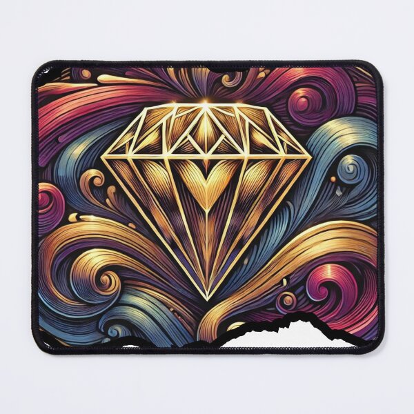 Item preview, Golden Gem Abstract - Luxury Design designed and sold by Sembiante.