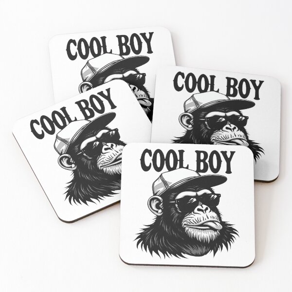Item preview, Cool Boy Chimpanzee in Sunglasses designed and sold by Mosaic-97.