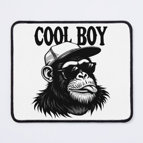 Item preview, Cool Boy Chimpanzee in Sunglasses designed and sold by Mosaic-97.