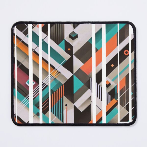 Item preview, Modern Geometric Abstract - Retro Futuristic Design designed and sold by Sembiante.