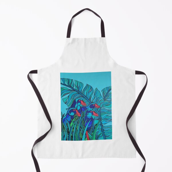 Item preview, NZ Pukekos hanging out designed and sold by nickyloweartist.