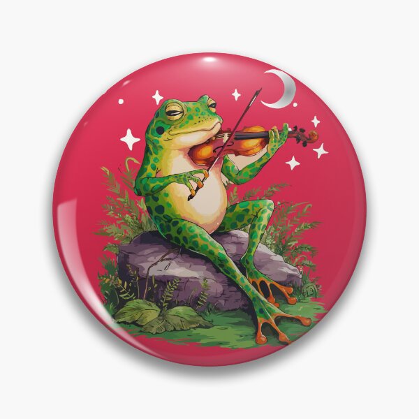 Aperçu de l'œuvre Grenouille anthropomorphe jouant du violon. créée et vendue par Mahilis.