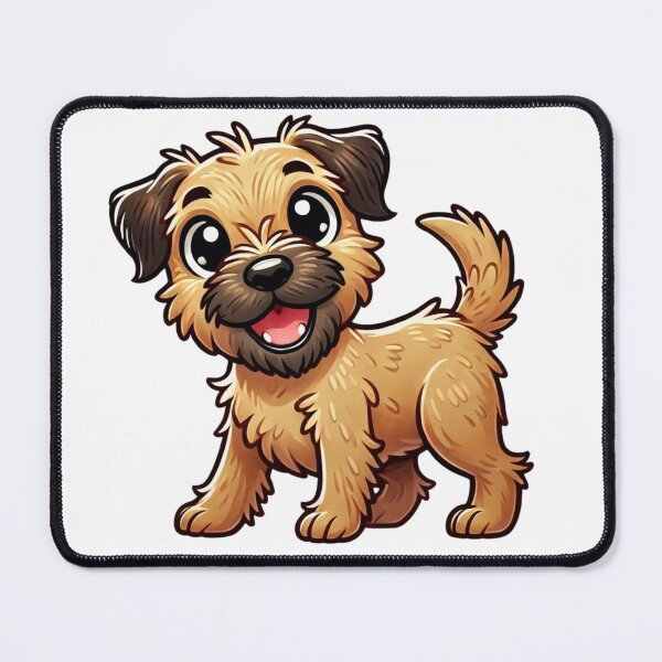 Item preview, Wily Border Terrier is Ready for YOU! designed and sold by NoelaniArt.