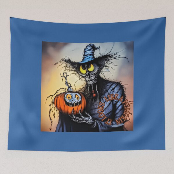 Item preview, Weird Pumpkin Pal: Quirky Art Inspired by Tim Burton" designed and sold by MelissaMelovich.