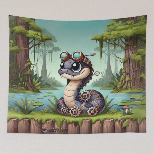Item preview, Steampunk Cottonmouth designed and sold by Sillytoe.