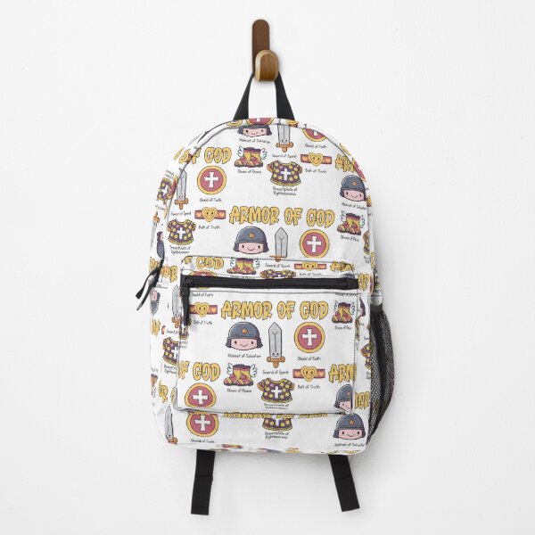 Item preview, Armor of God Cute Christian Kids Cartoon Design - Ephesians 6:10-18 Bible Verse designed and sold by HahaHandlesHub.
