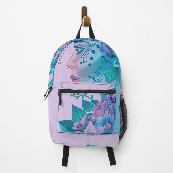 Item preview, Floral woman blue designed and sold by VJP Creations.