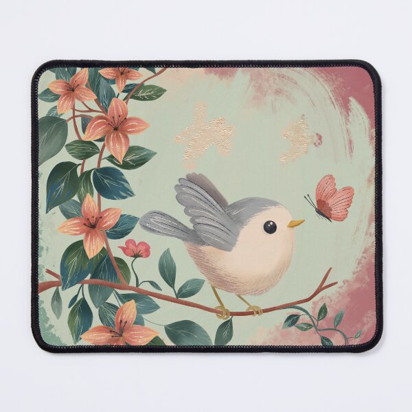 Item preview, Birb and Butterfly designed and sold by LoveCallieCo.