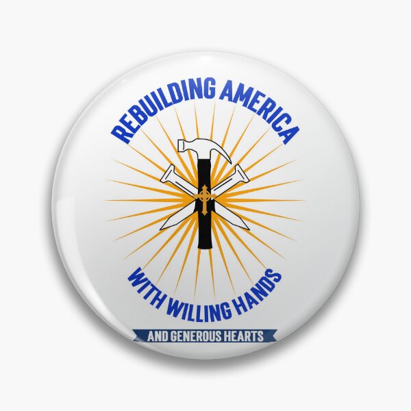 Item preview, Rebuilding America With Willing Hands & Generous Hearts designed and sold by PatchworkGirl21.