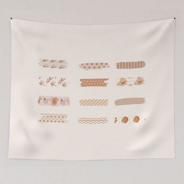 Item preview, Autumn patch washi tape set 12 pieces designed and sold by EmeraldeaArt.