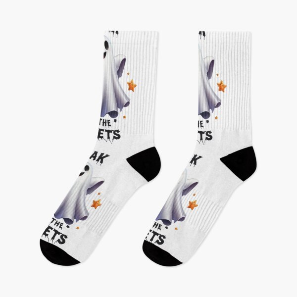 Item preview, Freak In The Sheets – Cute Ghost Halloween Pun Design designed and sold by HotaruArt.