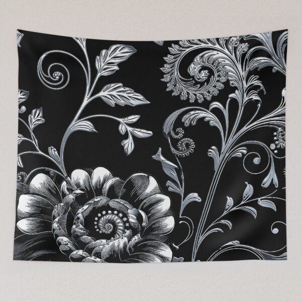 Item preview, Silver Floral Elegance designed and sold by Exodoi.