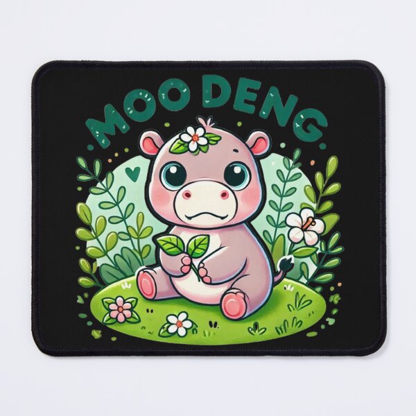Item preview, Moo Deng Baby Hippo Bamboo Cutee Animal Hippo Lovers Kids designed and sold by SztylishDesigns.