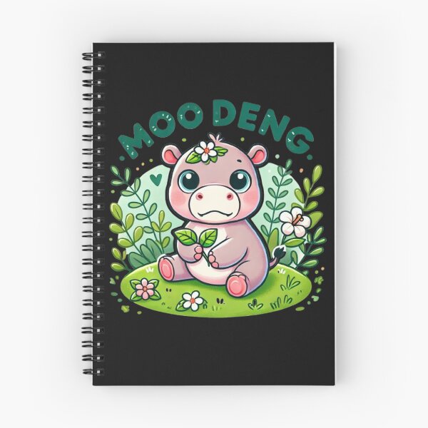 Item preview, Moo Deng Baby Hippo Bamboo Cutee Animal Hippo Lovers Kids designed and sold by SztylishDesigns.