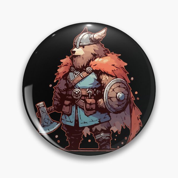 Item preview, Cute Viking Warrior Bear designed and sold by TomFrontierArt.