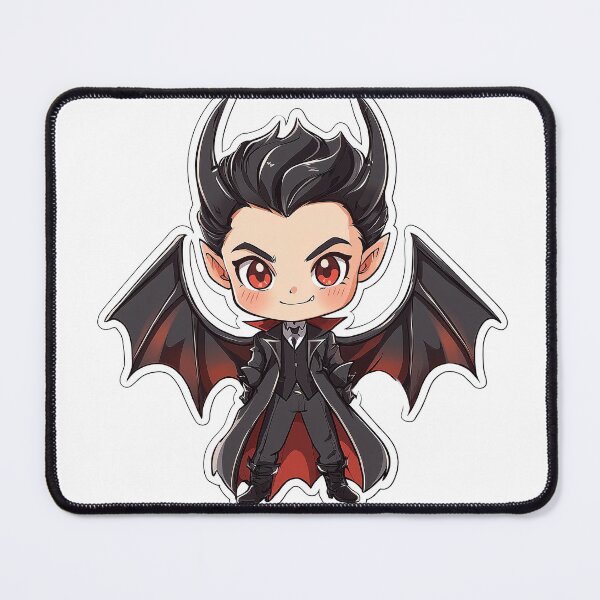 Item preview, Cute Chibi Vampire Sticker for Halloween and Gothic Fans designed and sold by Liseri.