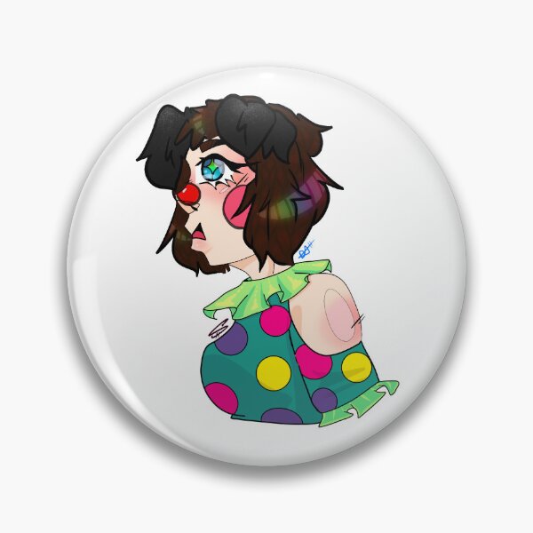 Artikelvorschau, Sona-Clown-Aufkleber 51 entworfen und verkauft von azurebloodarts.