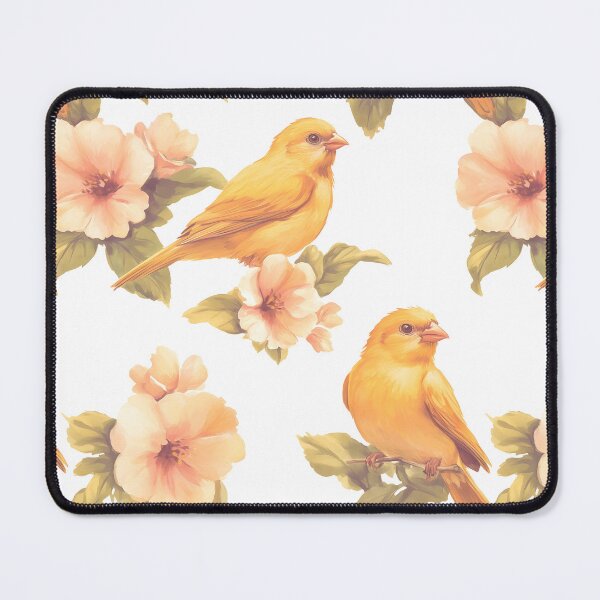 Item preview, Botanical Canary and Rose Print designed and sold by Canary-Vice.