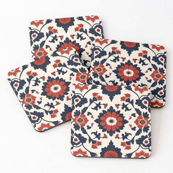 Aperçu de l'œuvre Tapis turc bohème vintage - Motif floral antique créée et vendue par YummyCreative.