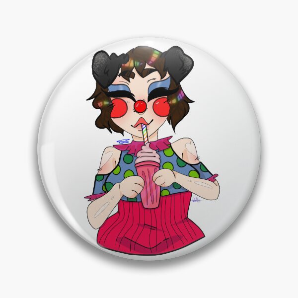 Item preview, Sona clown sticker 52 designed and sold by azurebloodarts.