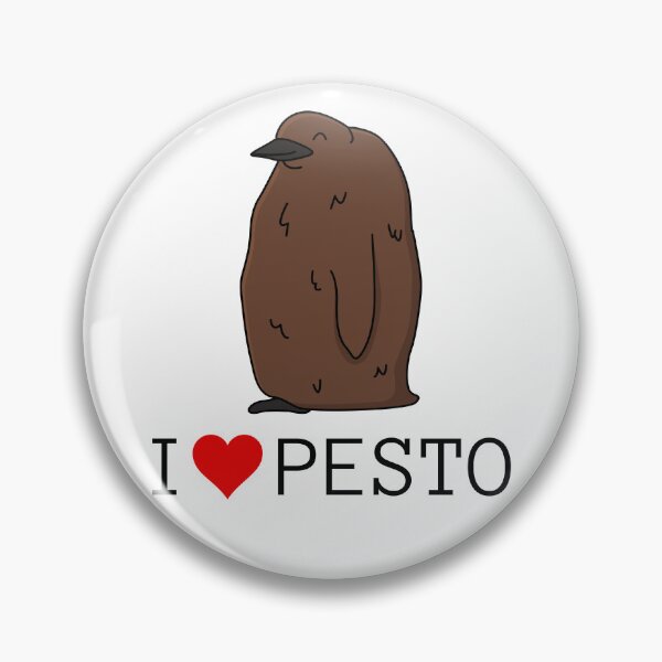 Item preview, I Love Pesto the Penguin designed and sold by Magnolia Valley Art.
