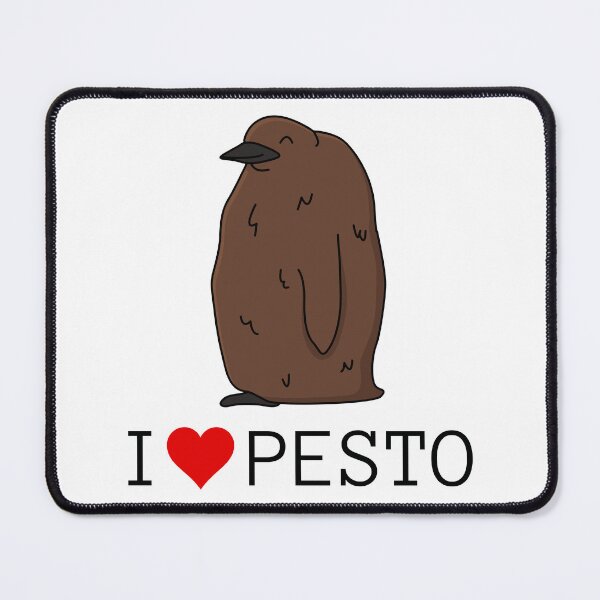 Item preview, I Love Pesto the Penguin designed and sold by Magnolia Valley Art.