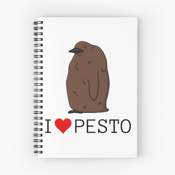 Item preview, I Love Pesto the Penguin designed and sold by Magnolia Valley Art.
