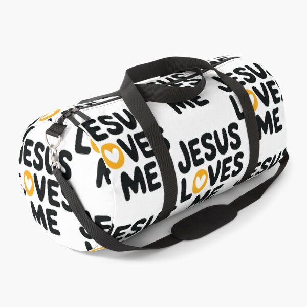Item preview, Jesus Loves Me Christian Design - Cute and Simple Faith Message for All Ages by Haha Handles Hub designed and sold by HahaHandlesHub.