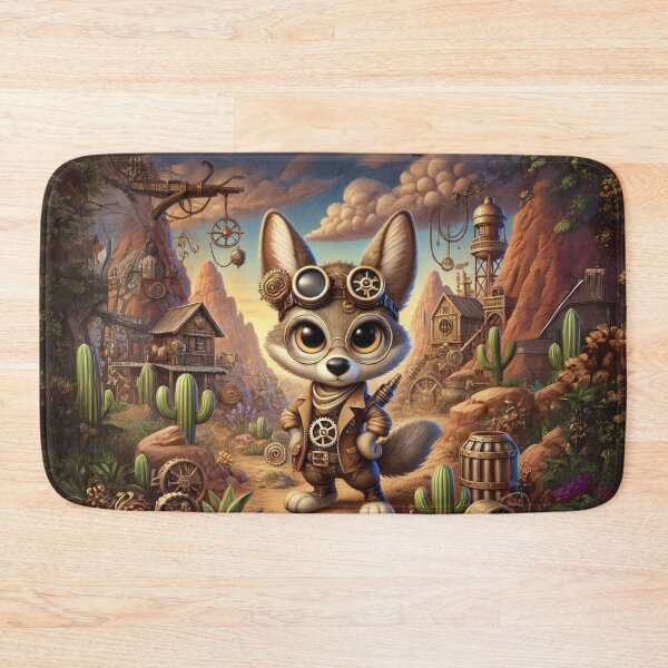 Item preview, Steampunk Coyote designed and sold by Sillytoe.