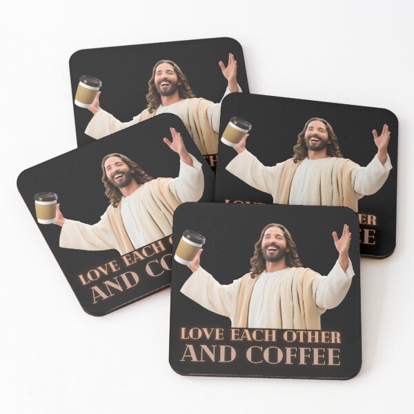 Item preview, Jesus Coffee Love Each Other designed and sold by Digitayaa.