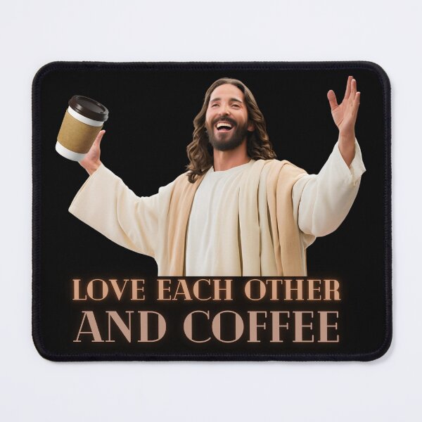 Item preview, Jesus Coffee Love Each Other designed and sold by Digitayaa.