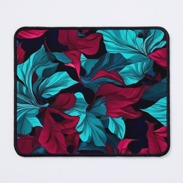 Item preview, PATTERN 055- ABSTRACT TEXTILE AESTHETIC - Gift items and personal use / Asian, Indonesian, Teal, Garnet, Aesthetic, Textile, Batik, Style, Abstract, Culture, Vector, Art designed and sold by LumDesignArt.