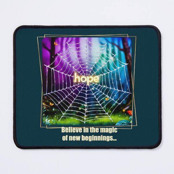 Item preview, Charlotte's Web Inspired Art – Hope and New Beginnings in Spider Web Design designed and sold by MilicaT.