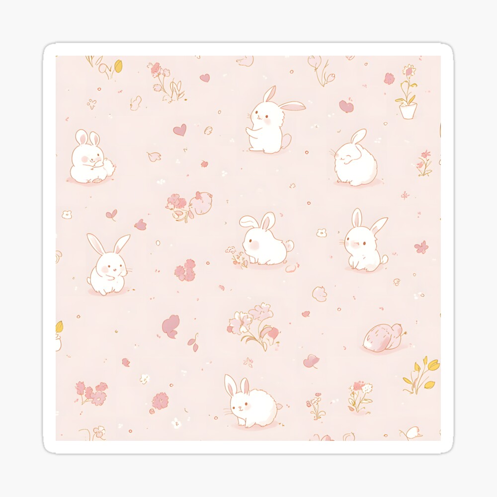 Bunnies and Flowers - Tender Pattern Journal