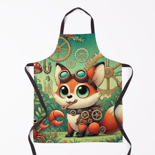 Item preview, Steampunk Crab-Eating Fox designed and sold by Sillytoe.